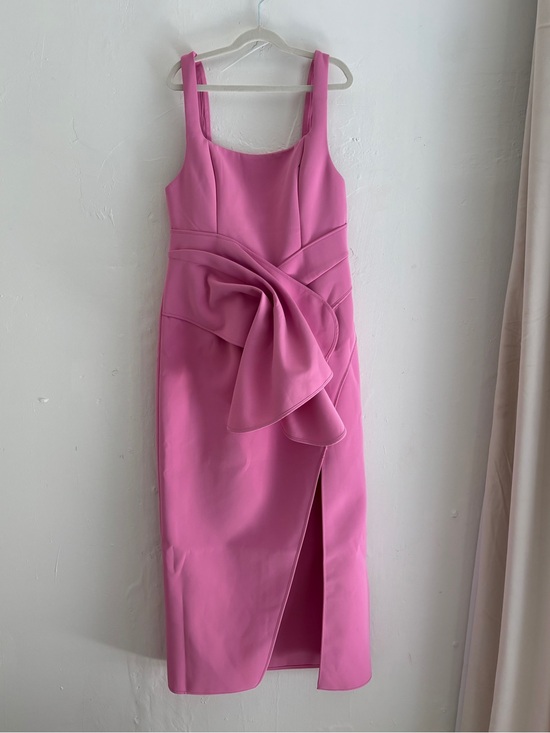 Acler Dresses & Skirts - Acler Pink Sculpted Bow Midi Dress